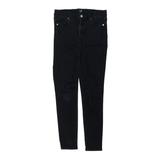 Gap Jeans - Adjustable Skinny Leg Denim: Black Bottoms - Kids Girl's Size X-Small - Black Wash