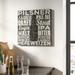 East Urban Home Beer Sign III by Erin Clark - Gallery-Wrapped Canvas Giclee Print Canvas, Wood in Black/Gray | 18 H x 12 W x 0.75 D in | Wayfair