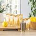 Lorren Home Trends 6 Glass Assorted Glassware Set Glass in Yellow | 5.5 H x 3 W in | Wayfair 9469