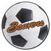 White 27 x 27 x 0.25 in Area Rug - FANMATS Oregon State Beavers Soccer Ball Rug Nylon | 27 H x 27 W x 0.25 D in | Wayfair 36496
