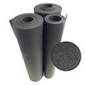 Rubber-Cal Rolled Rubber Floors - 9.5mm x 4ft Wide x 10ft Long Rolls - Black Rubber Mat