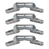 4 Pack Pontoon Wing Bunk Brackets for Boat Pontoon Bolster Trailer V Wing Brackets