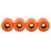 4 Pack Skateboard Wheels Elastic PU Wearable Flexible Durable 65X45 PU Skateboard Wheels Sports Orange