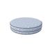 Alcott Hill® Decorative Indoor Outdoor Waterproof Round Cushion Cover, Patio UV Resistant Seat Cushion Cover in Gray/Blue | 5 H x 12 W in | Wayfair