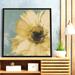 Rosalind Wheeler Sunflowers on Blue I by Lanie Loreth - Floater Frame Painting on Canvas in Black/Blue/Green | 31.5 H x 31.5 W x 2 D in | Wayfair