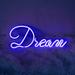 Orren Ellis Flavis 16.5” LED Dream Neon Sign, Glass in Blue | 16.5 H x 17.8 W x 1 D in | Wayfair 22D9013311AF4FE4A10935816A8BBA9A