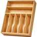 Hokku Designs Hareem 2.5" H x 12.9" W x 17" D Flatware & Kitchen Utensils Drawer Organizer Bamboo | 2.5 H x 12.9 W x 17 D in | Wayfair