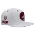 Men's Pro Standard White Winston Salem Rams Mascot Evergreen Wool Snapback Hat