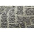 HomeRoots 512012 4 x 6 ft. Taupe Gray & Tan Wool Geometric Hand Tufted Handmade Rectangle Area Rug
