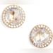 Kate Spade Jewelry | Kate Spade Bright Ideas Pav Halo Stud Earrings | Color: Gold | Size: Os