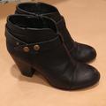 American Eagle Outfitters Shoes | American Eagle Outfitters, Black Ankle Booties With 3.5" Heel, Size 7 1/2. | Color: Black | Size: 7.5