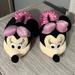 Disney Shoes | Disney Store Minnie Mouse 9/10 Slippers | Color: Pink/White | Size: 9g