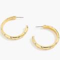 J. Crew Jewelry | J. Crew Alison Lou Crystal Studded Hoop Earrings - | Color: Gold | Size: Os
