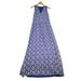 Madewell Dresses | Madewell Floral Sleeveless Silk Maxi Dress Sz 6 As Is | Color: Blue/White | Size: 6