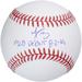 Dustin May Los Angeles Dodgers Autographed Baseball with "MLB Debut 8-2-19" Inscription