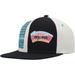 Men's Mitchell & Ness Cream/Black San Antonio Spurs Hardwood Classics Pop Snapback Hat