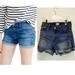 J. Crew Shorts | J Crew Short Womens Mid Blue Washed Denim Jean 27 Raw Folded Hem Mid Rise Sexy | Color: Blue | Size: 27