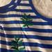 J. Crew Tops | J Crew Embellished Sequin Stripe Palm Beach Tank | Color: Blue/White | Size: Xxs