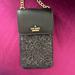 Kate Spade Bags | Kate Spade Phone/Wallet Crossbody! Black Leather And Sparkles!! | Color: Black | Size: Os