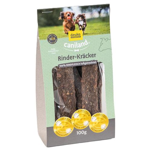 10x100g Caniland Rinder-Kräcker Hundesnacks