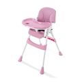Multifunction Chair for Baby, Folding High Chair, 3-in-1 HighChair, Portable Toddler Feeding Highchair (Color : Pink)