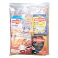 500x Simply Direct GL16 Clear Grip Seal Press & Seal Plastic Bags Resealable Food Safe Bags (13" x 18" - 330mm x 457mm) LDPE/LLDPE Polythene Bags 30% Recycled Material, Recyclable Zip Lock Bags