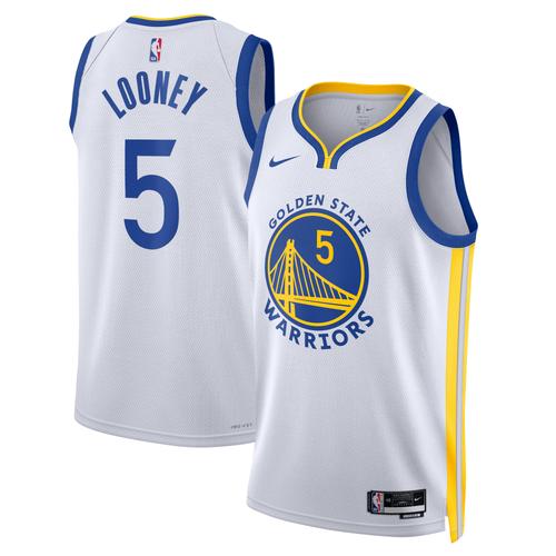 Golden State Warriors Nike Association Edition Swingman Jersey - White Kevon Looney Unisex