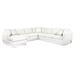 Brown Sectional - Braxton Culler Lenox 122" Wide Corner Sectional Polyester | 34 H x 122 W x 121 D in | Wayfair 723-4PC-SEC1/0321-91/FROSTWHITE