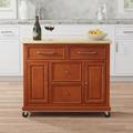 Lark Manor™ Andilynn 42" Wide Rolling Kitchen Cart | 36 H x 42 W x 18 D in | Wayfair A53E5E6F853A4F99A7CB7862FA12ECF5