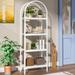 Mercer41 Laddie 70.87" H x 23.62" W Iron Standard Bookcase in White | 70.87 H x 23.62 W x 11.81 D in | Wayfair 47A024E9D6394AB3A78BABB584EBA7B2