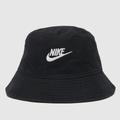 Nike black & white futura wash bucket hat