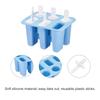 Silicone Ice Pops Molds 6Pcs, Ice Cream Mold Set - Blue