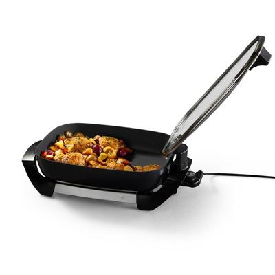 12-Inch x 16-Inch Nonstick Electric Skillet with Hinged Lid