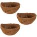 A1 Unlimited Pre-Molded Coco Plant Liners 4.5x10 in All-Natural Woven Coconut Fibers for Hanging Baskets Holder Porch Patio Lawn Garden Decorations Flower Pots Indoor Outdoor Baskets Set of 3