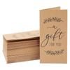36 Pack Money Cards for Cash Gift with Kraft Paper Envelopes, A Gift For You (3.5 x 7.25 In)