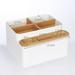 Moocorvic Office Desk Organizer and Accessories Office Supplies and Pen Holder Business Card Pen Pencil Stationery Holder Storage Box