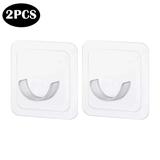 2Ã— Adhesive Shower Curtain Rod Holder Wall Mounted Holder new^ Shower Rods P6T4