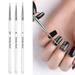 Kavelle Home INC 3 Pcs Nail Art Uv Gel Liner Drawing Brush Flower Painting Acrylic Pen Manicure Tool