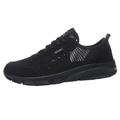 KaLI_store Slip On Sneakers Men Men s Light Sneakers Tennis Running Slip-on Shoes Casual Walking Work Cross Training Shoes Fashion Gym Trainer Black 12.5