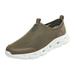 Vedolay Walking Shoes for Men Sneakers - Slip on Memory Foam Running Tennis Shoes for Workout Gym Indoor Outdoor Lightweight Breathable Casual Sneakers Men S Sneakers(Khaki 8)