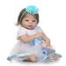 56cm/22.08inch Reborn Baby Dolls Handmade Realistic Baby Doll Newborn Lifelike Dolls Soft Body for Kids Surprise Gift Toy Set A69