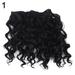 1PC High Quality Synthetic Fiber High-temperature Wire 15cm DIY Dolls Accessories Wig Hair Doll Wigs Long Straight 1