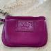 Coach Bags | Coach Polished Pebble Leather Small Zip-Top Wristlet | Color: Purple | Size: Os