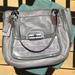 Coach Bags | Coach Croc Embossed Gray Shoulder Bag | Color: Gray | Size: Os