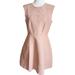 J. Crew Dresses | Euc J. Crew Blush Perforated Silk Blend Pocketed A-Line Dress | Color: Cream/Pink | Size: 4