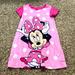 Disney Pajamas | Disney Girls’ Pink Minnie Mouse Pajama Gown | Color: Pink/White | Size: 5/6