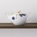 Noritake Jubilant Days Tea Pot, 32 Oz. Porcelain China/Ceramic in Yellow | 5.25 H x 5.25 W x 10 D in | Wayfair 1667-427