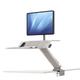 Fellowes Lotus RT Sit-Stand Workstation – Single White