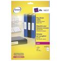 Avery L7172-25 self-adhesive label White 450 pc(s)