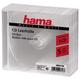 Hama CD/CD-ROM sleeves, clear, 5 pack 1 discs Transparent